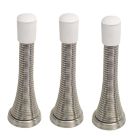 Smith & Locke Cylinder Door Stops 24 x 79mm Satin Nickel 3 Pack