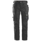 Snickers 6241 Stretch Trousers Black 31" W 32" L