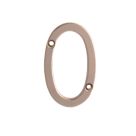 Fab & Fix Door Numeral 0 Gold 80mm