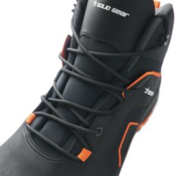 Solid Gear Falcon 2 Mid Size 9  Black Water-Resistant  Safety Boots