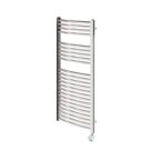 Flomasta 1100mm x 500mm 853BTU Chrome Curved Electric Towel Radiator
