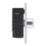 LAP  2-Gang 2-Way LED Dimmer Switch  Brushed Steel with Colour-Matched Inserts