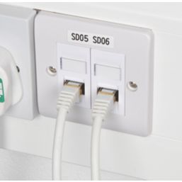 Labgear White Shielded RJ45 Cat 7 Ethernet Patch Lead 10m