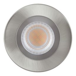 Luceco  FType Regressed Bezel Brushed Steel