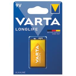 Varta Longlife  9V Alkaline Batteries