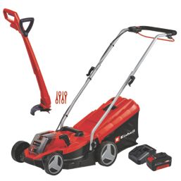 Einhell GE-CM 18/33-2 Li 18V 1 x 4.0Ah Li-Ion Power X-Change  Cordless Mower & Trimmer Set