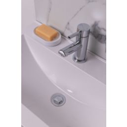 ETAL Unslotted Push Button Basin Waste Chrome 60mm