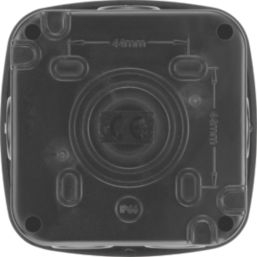 British General  IP66 20A 2-Gang 2-Way Weatherproof Outdoor Switch with LED