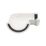 FloPlast  uPVC 90° Half Round Gutter Angle White 112mm