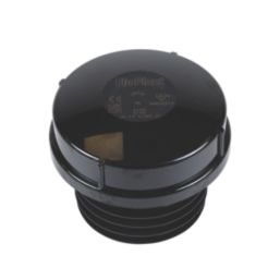 FloPlast  Push-Fit Air Admittance Valve Black 110/82mm