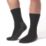 SockShop IOMI Footnurse Diabetic Socks Black 12-14 3 Pack