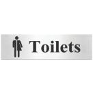 Essentials Gender Neutral Toilet Sign 50mm x 200mm