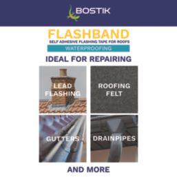 Bostik Flashband Grey 10m x 225mm