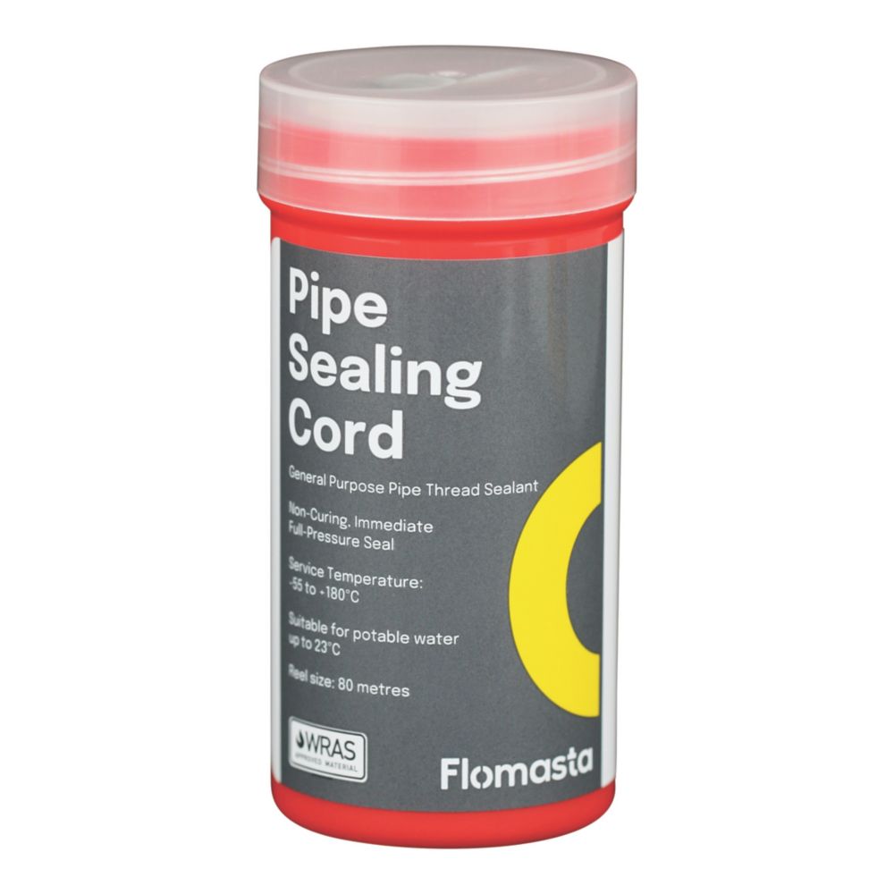 Flomasta Pipe Sealing Cord 80m Screwfix