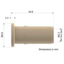 JG Speedfit  Plastic Push-Fit Pipe Inserts 10mm 10 Pack