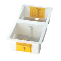 Appleby  1 + 1-Gang Dry Lining  Knockout Box 35mm