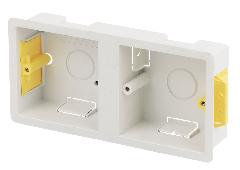 Appleby 1 + 1Gang Dry Lining Knockout Box 35mm Screwfix