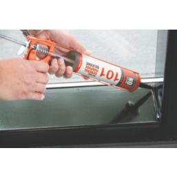 No Nonsense 101 General Purpose Silicone Sealant Black 310ml - Screwfix