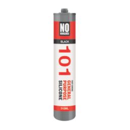 No Nonsense 101 General Purpose Silicone Sealant Black 310ml