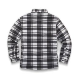 Scruffs Worker  Padded Check Shacket Black / White / Grey X Small 33-35" Chest
