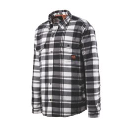 Scruffs Worker  Padded Check Shacket Black / White / Grey X Small 33-35" Chest