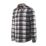Scruffs Worker  Padded Check Shacket Black / White / Grey X Small 33-35" Chest