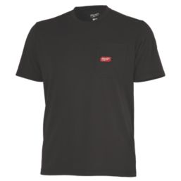 Milwaukee  Short Sleeve T-Shirt Black Medium 40-42" Chest