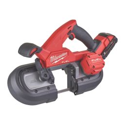 Milwaukee M18FBS85-202C 85mm 18V 2 x 2.0Ah Li-Ion RedLithium Brushless Cordless Bandsaw