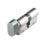 Cisa 2 Star 10-Pin Astral S Series 10-Pin Euro Cylinder & Thumbturn 50-50 (100mm) Nickel-Plated