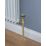 Arroll UK-28 15mm x 1/2" Antique Brass Angled Traditional Thermostatic Radiator Valve & Lockshield