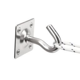 Essentials Stainless Steel Ring on Plates 45mm x 45mm 2 Pack