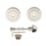 Carlisle Brass  Standard WC Thumbturn Set Satin Nickel 50mm