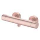 Ideal Standard Alu+ Exposed Single Outlet Thermostatic Rose Bar Mixer Shower Valve
