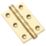 Smith & Locke Polished Brass  Ball Bearing Hinges 75mm x 50.8mm 2 Pack