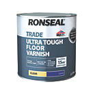 Ronseal Trade Ultra Tough Floor Varnish Satin 2.5Ltr