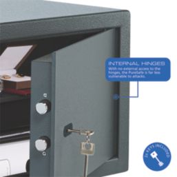 Burg-Wachter Pure Safe PS130 K  Key Freestanding Home Safe 38.8Ltr