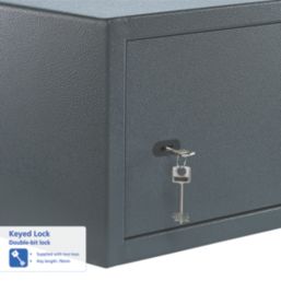 Burg-Wachter Pure Safe PS130 K  Key Freestanding Home Safe 38.8Ltr