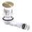 Flomasta  Shower Trap Brushed Brass 90mm