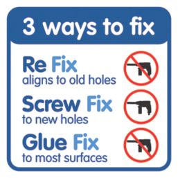 Croydex Pendle Flexi-Fix Toilet Roll Holder Chrome