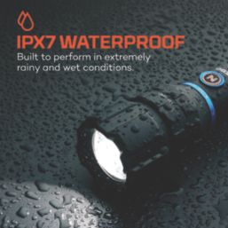 Nebo Blueline Flex Rechargeable LED Handheld Torch Black 2600lm