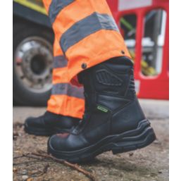 Apache Richmond Size 6  Black Waterproof  Safety Boots