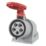 Lewden 32A 3P+N+E 90° Angled Socket 400V
