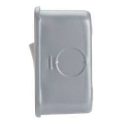 Contactum  13A Switched Metal Clad Fused Spur & Flex Outlet   with White Inserts