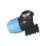FloPlast  MDPE Wall Plate Elbow 25mm x 1/2"
