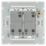 British General Evolve 20A 16AX 2-Gang 2-Way Light Switch  Pearlescent White
