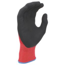 MCR Safety GP1005NA General Handling Gloves Red/Black Medium 1 Pair