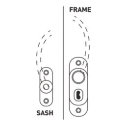 Smith & Locke  Window Restrictor Anthracite Grey 99mm