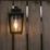 Lutec West Outdoor Lantern Wall Light Black