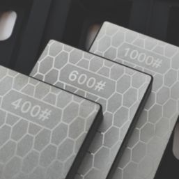 Faithfull Diamond Sharpening Stone Set 200mm