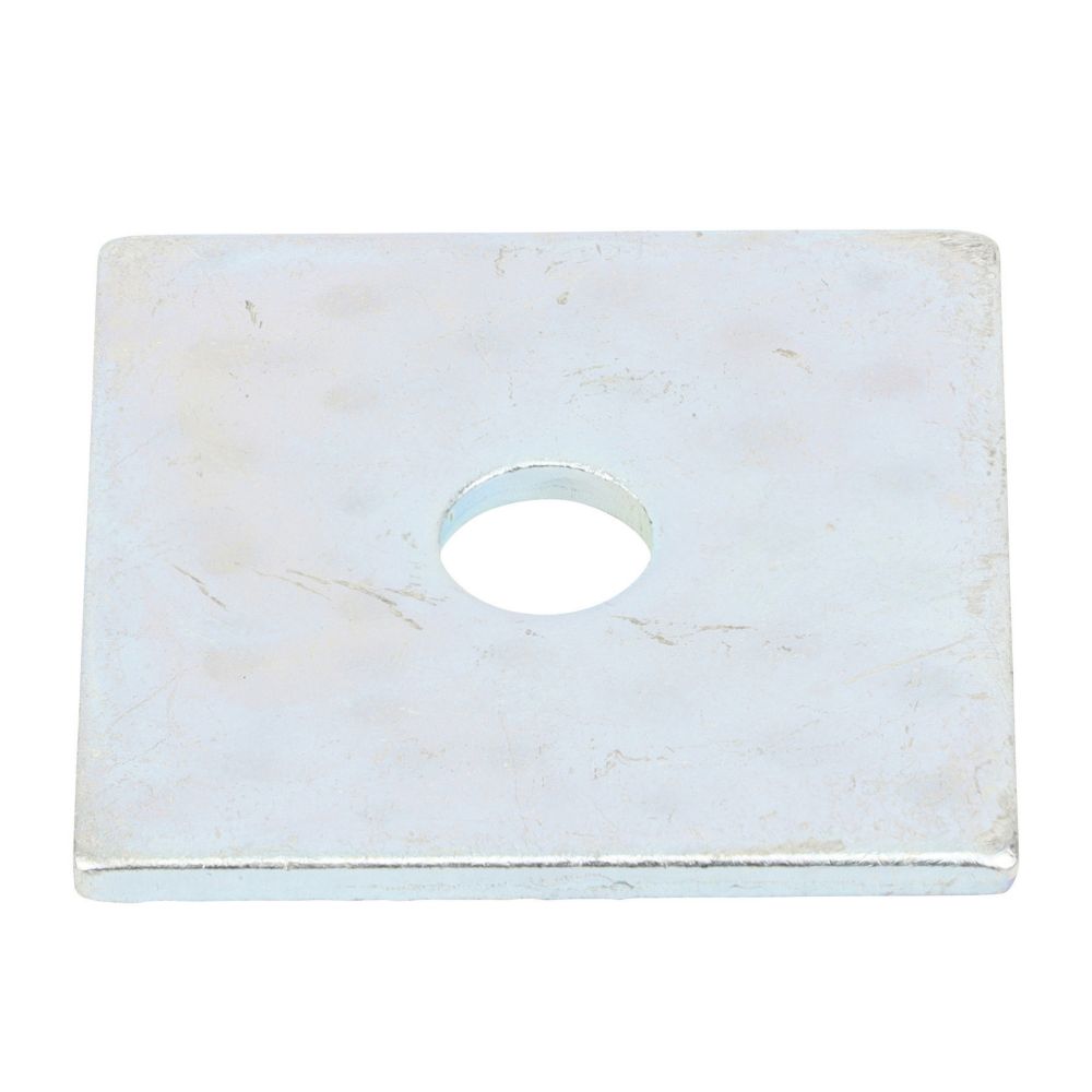 Timco Carbon Steel Square Plate Washers M10 x 3mm 100 Pack Screwfix